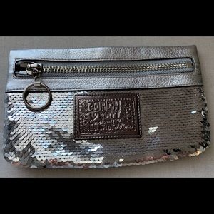 Coach sequins clutch